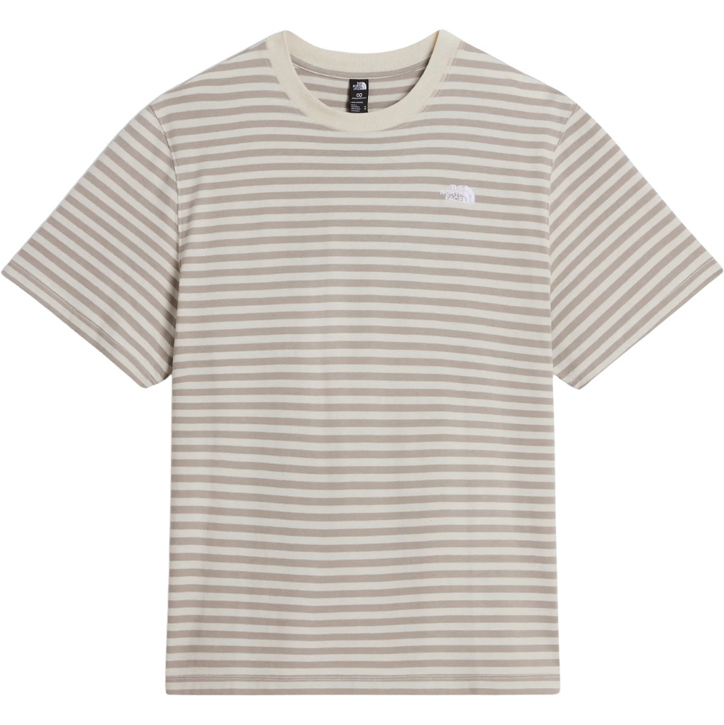 2026 The North Face Mens Vista Stripe T-Shirt NF0A8H7F - Cumulus Cloud